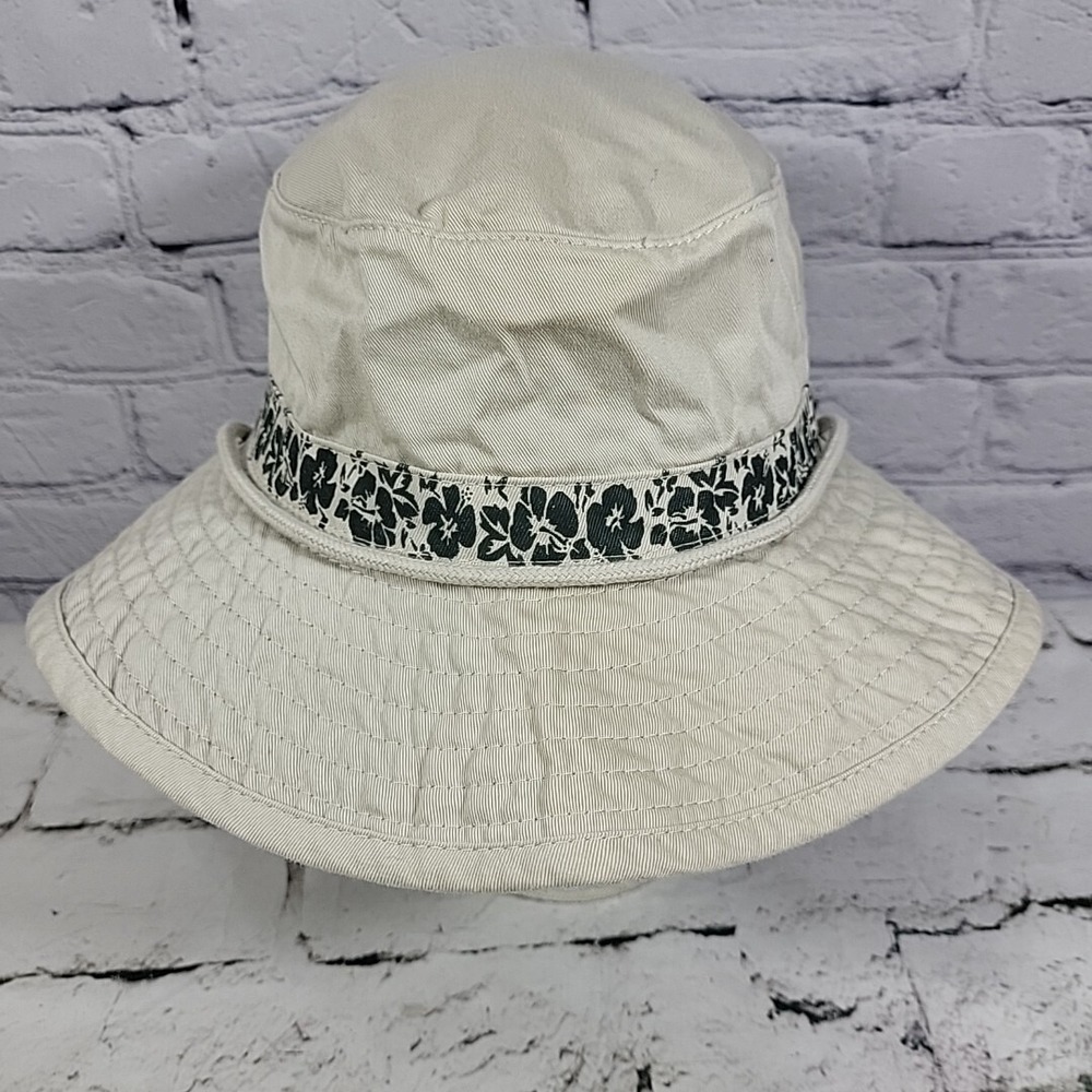 Dorfman Pacific Bucket Hat‎ L Large Beige 100% Cotton